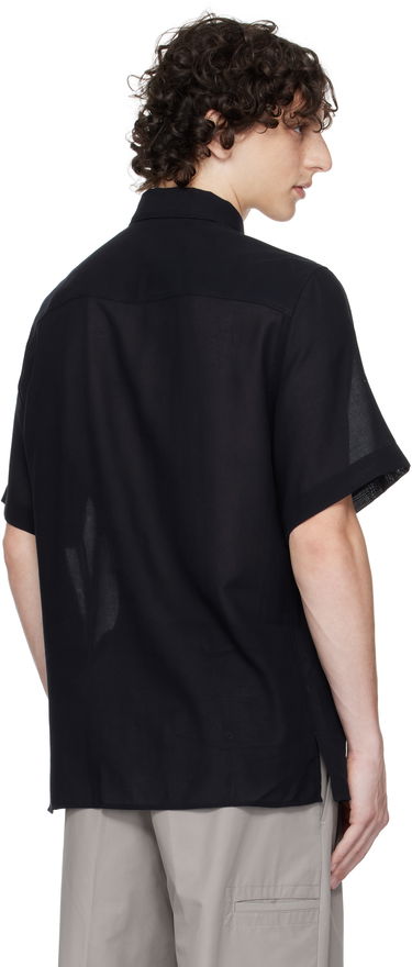 Košeľa AMI AMI Paris Short Sleeve Shirt Čierna | HSH252.CO0098, 2