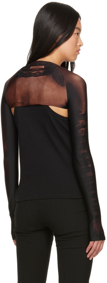 Tielko Jean Paul Gaultier Jean Paul Gaultier Open-Shoulder Top Čierna | 23/15-F-TO105-J527-67, 2
