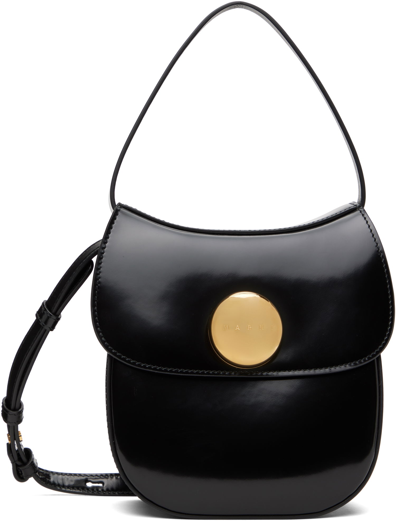 Kabelka Marni Marni Leather Butterfly Small Bag Čierna | SBMP0218U0 P7943, 0