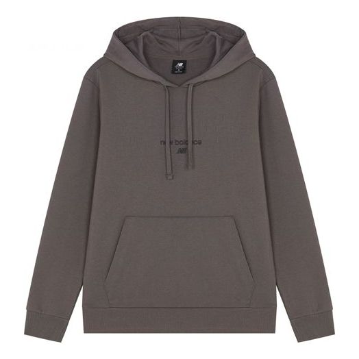 Mikina New Balance Solid Color Knit Hoodie Šedá | AMT21570-CEL
