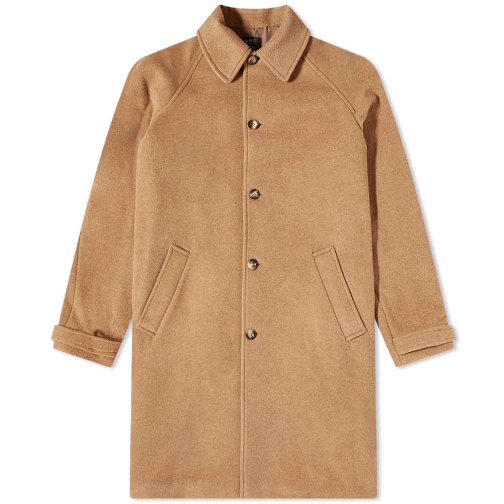 Kabáty A.P.C. Ethan Overcoat Béžová | WOAOM-H01501-CAB, 0