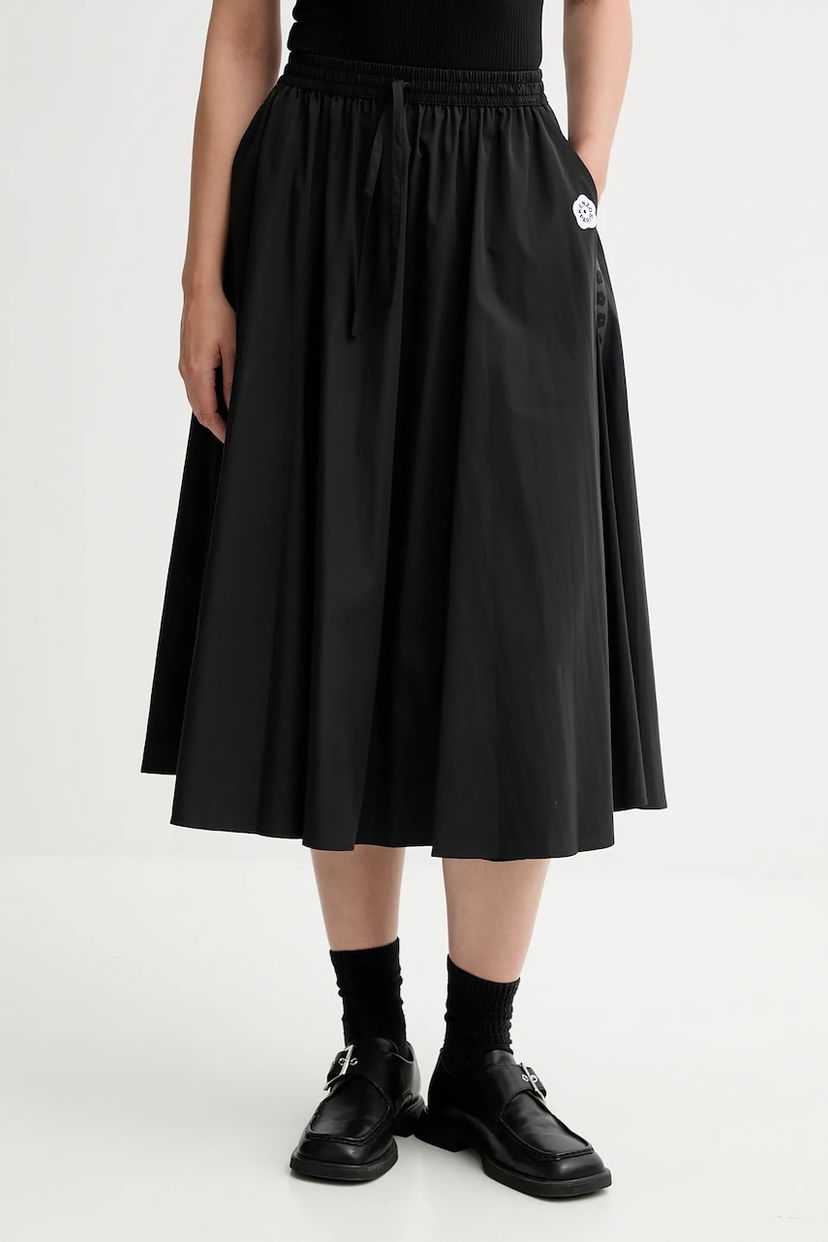 Sukňa KENZO Kenzo A-Line Midi Skirt Čierna | FF62JU3169FI