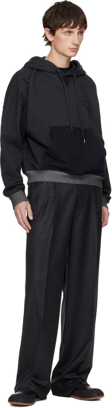 Mikina Vivienne Westwood Ashton Speckled Hoodie Šedá | 2I01000M-J00A3-, 3