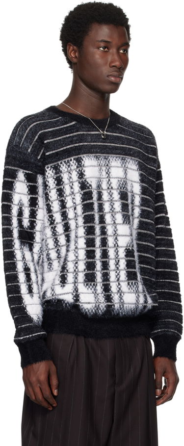 Sveter Jean Paul Gaultier Jean Paul Gaultier Jacquard 'Gaultier' Sweater Čierna | 25/03-W-PO013-K004-0001, 1