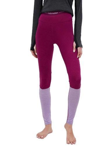 Legíny Icebreaker ZoneKnit Functional Leggins Červená | IB0A56H68221