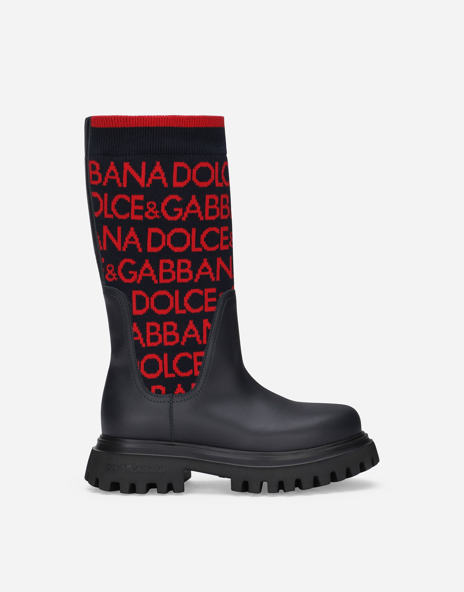 Tenisky a topánky Dolce & Gabbana Knit Logo Boots Navy | D11255AQ59089919, 0