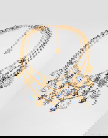 Náhrdelník Dolce & Gabbana Dolce & Gabbana 18K Gold Multi-Charm Layered Necklace Žltá | WNDD2GW0001ZOO00, 2