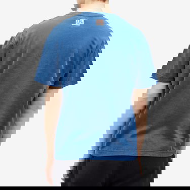 Tričko A.P.C. Label H Garment Dyed T-Shirt Modrá | COHBO-H26510-IAJ, 3