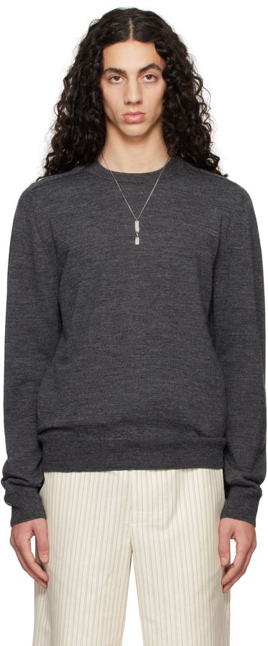 Sveter Maison Margiela Maison Margiela Elbow Patch Sweater Šedá | S50HL0041 M13098, 0