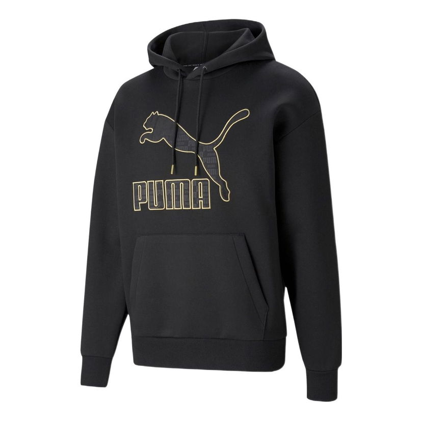 Mikina Puma Luxe Graphic Hoodie Čierna | 534408-01