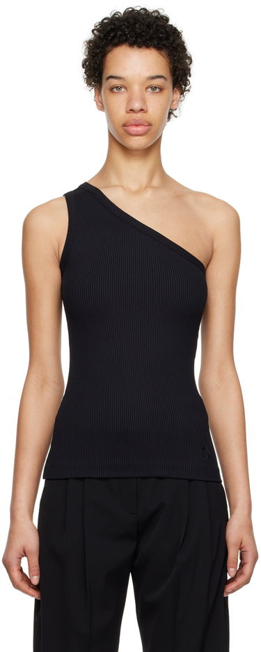 Tielko Stella McCartney Single-Shoulder Tank Top Čierna | 6J02043SPX31, 0