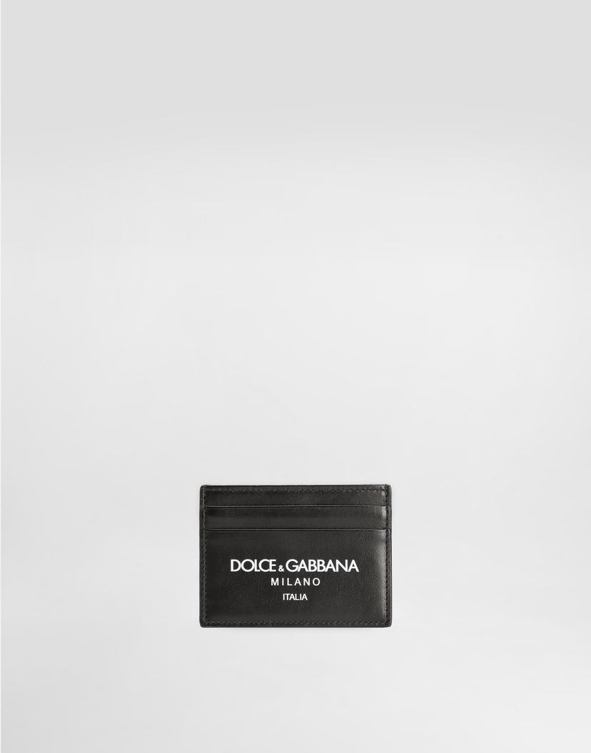Peňaženka Dolce & Gabbana Dolce & Gabbana Calfskin Card Holder Čierna | BP0330AN244HNII7