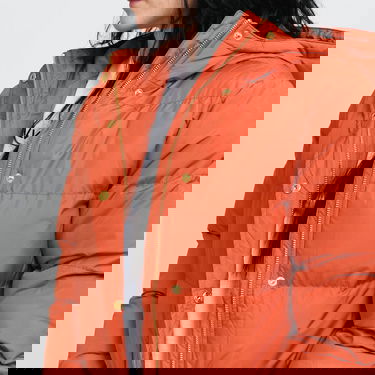 Prešívaná bunda Urban Classics Hooded Puffer Jacket Oranžová | TB1756 orange, 2
