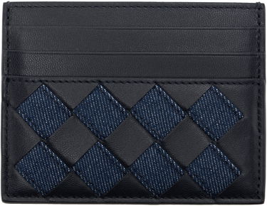 Peňaženka Bottega Veneta Intrecciato Credit Card Holder Navy | 797004 V48V3, 1