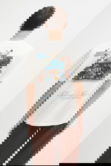 Tričko Filling Pieces Speaker Wall Graphic T-shirt Béžová | 422520500239, 2