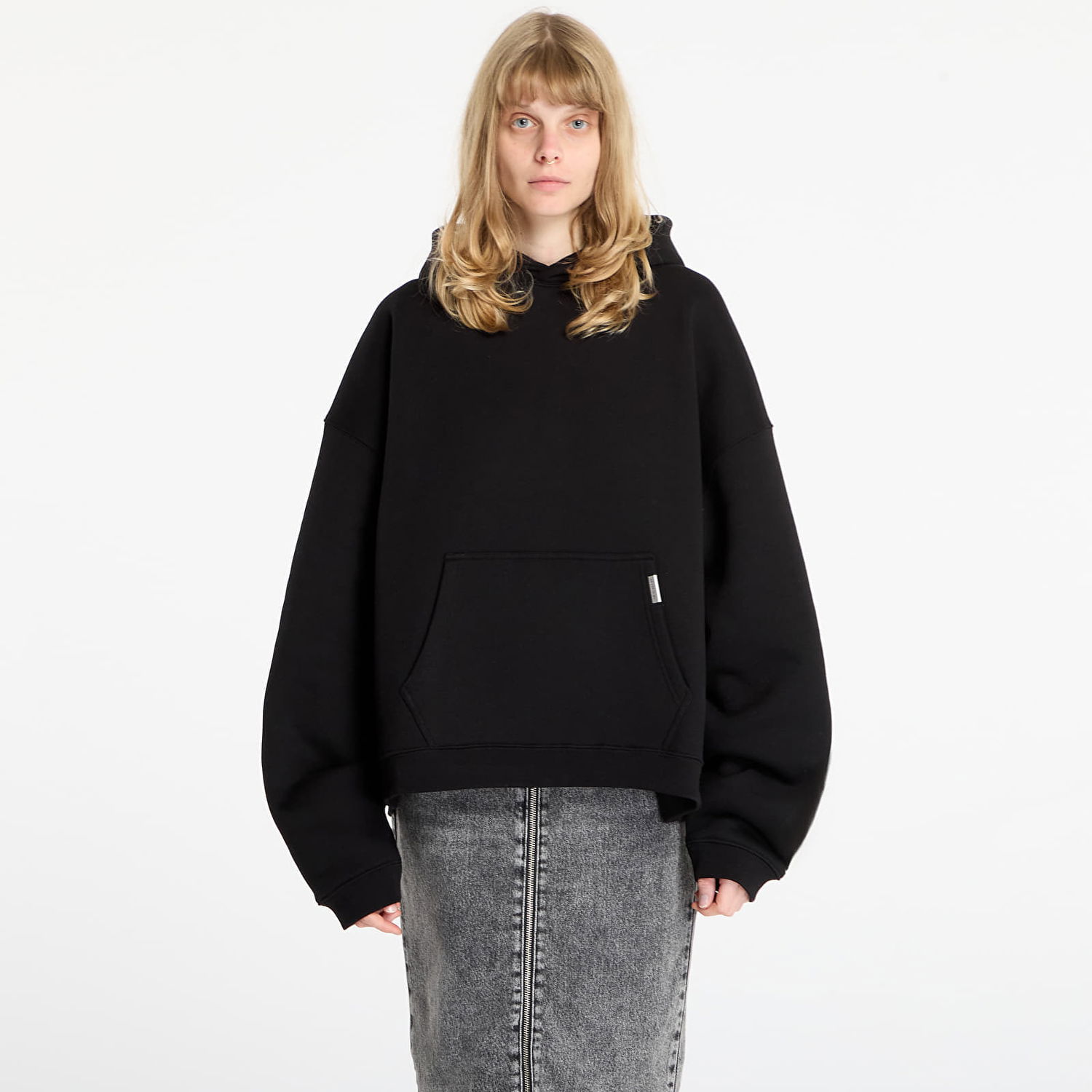 Mikina Represent Clo Initial Boxy Oversized Hoodie Čierna | INM413-001, 0