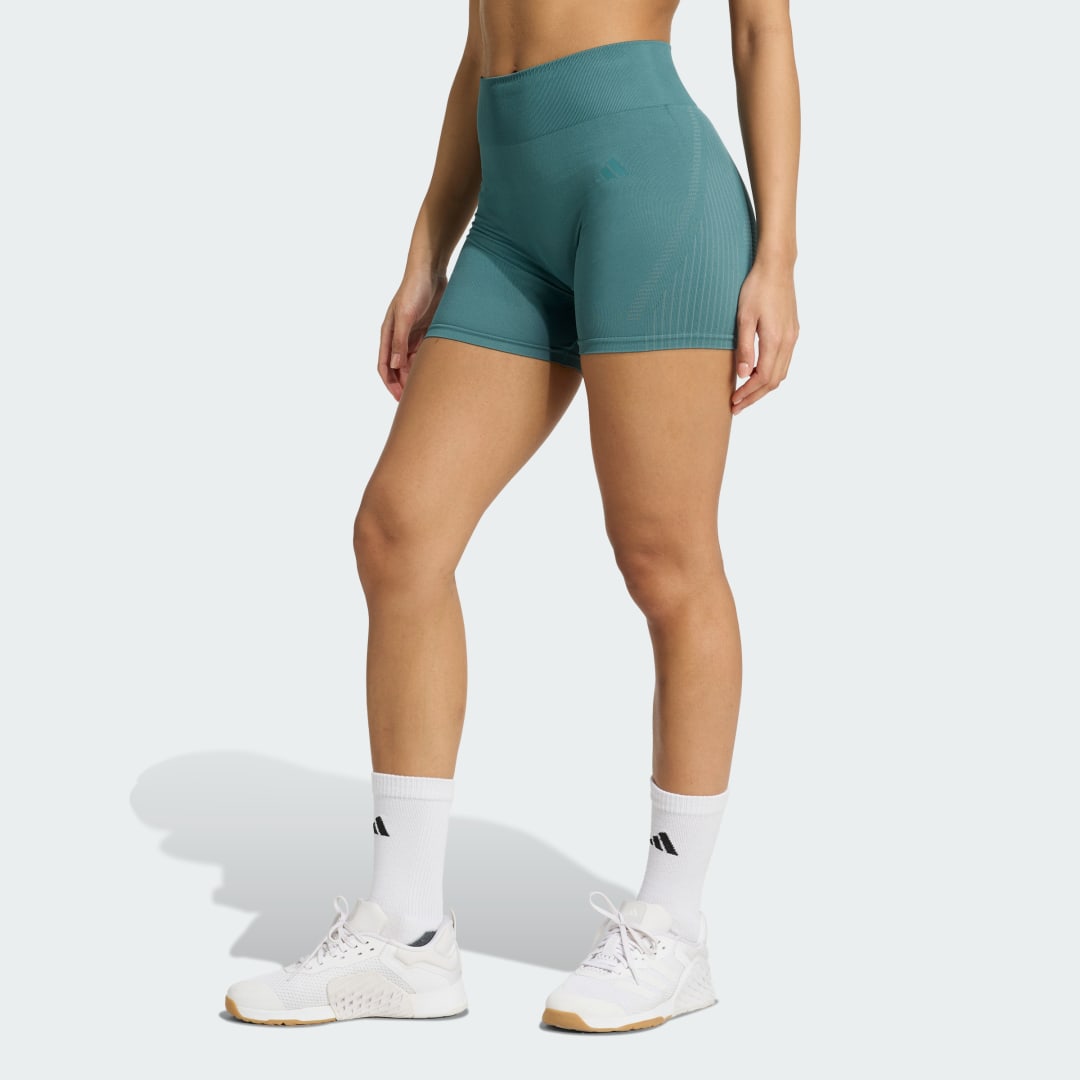 Šortky adidas Performance Essentials Training Knit Shorts Zelené | JX3927, 0