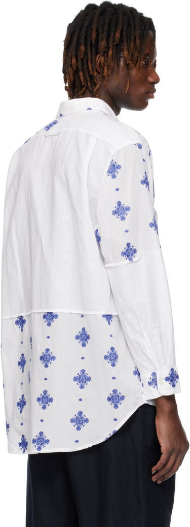 Košeľa Engineered Garments Engineered Garments Short Collar Shirt Biela | 25S1A017, 2