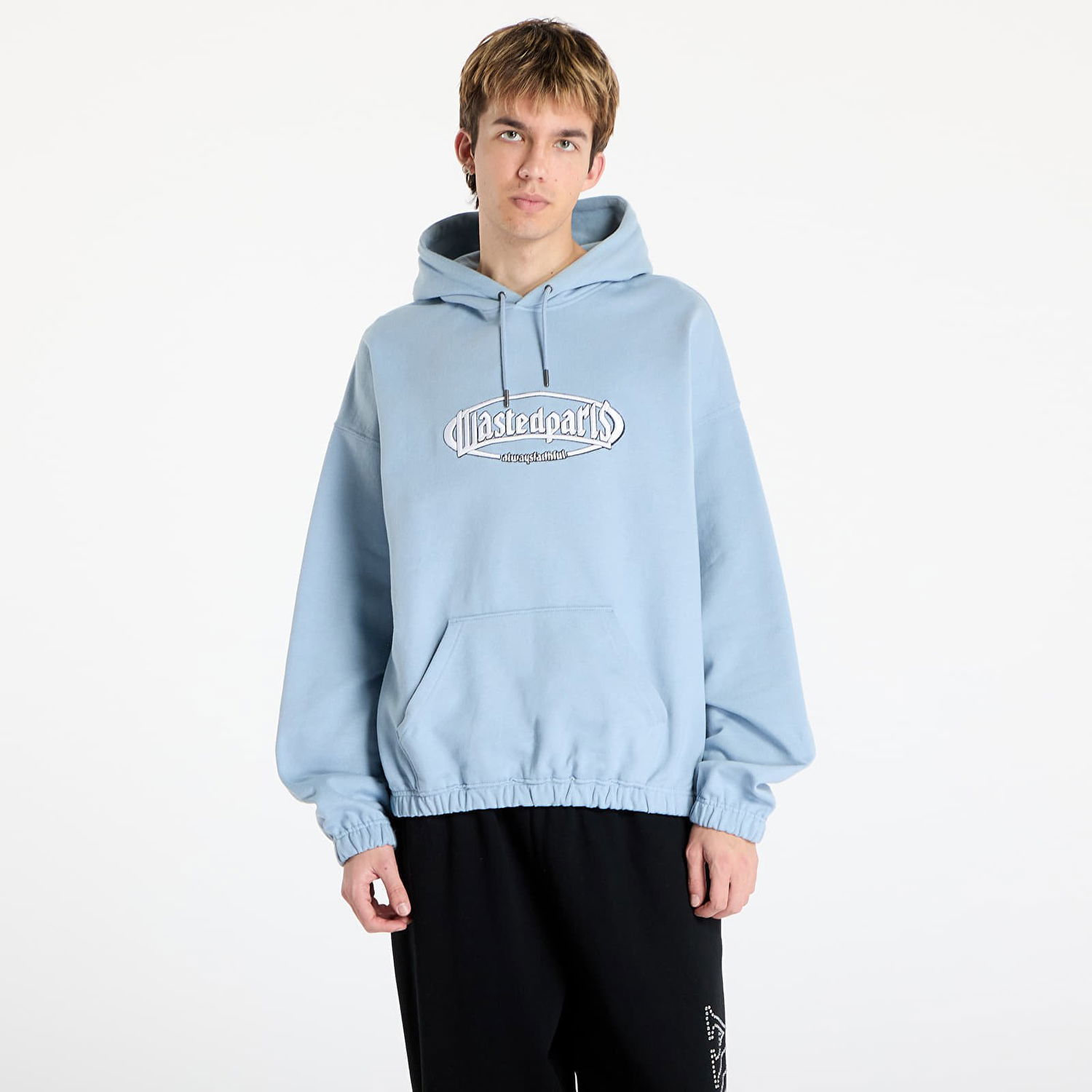 Mikina Wasted Paris Wasted Paris M Yard Boxy Hoodie Modrá | WP_000257, 0