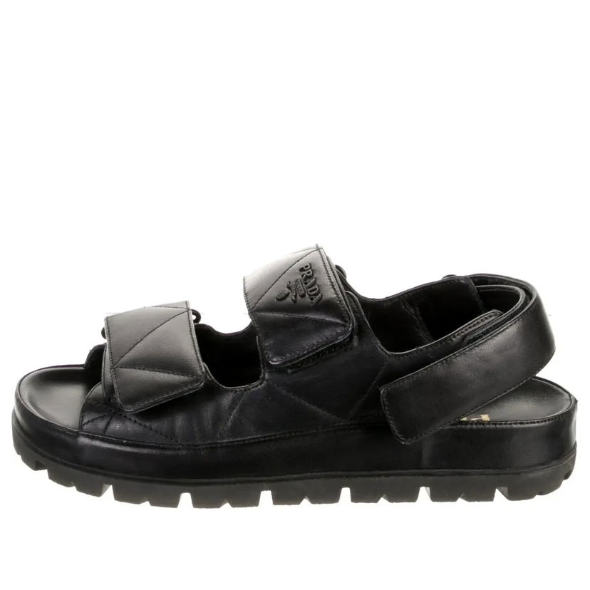 Tenisky a topánky Prada Padded Nappa Leather Sandals Čierna | 1X721M_038_F0002_F_020