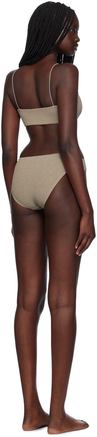 Plavky TOTEME Smocked Mid-Rise Bikini Zelené | 241-WSW1079-FB0130/WRW3263FB0130, 2