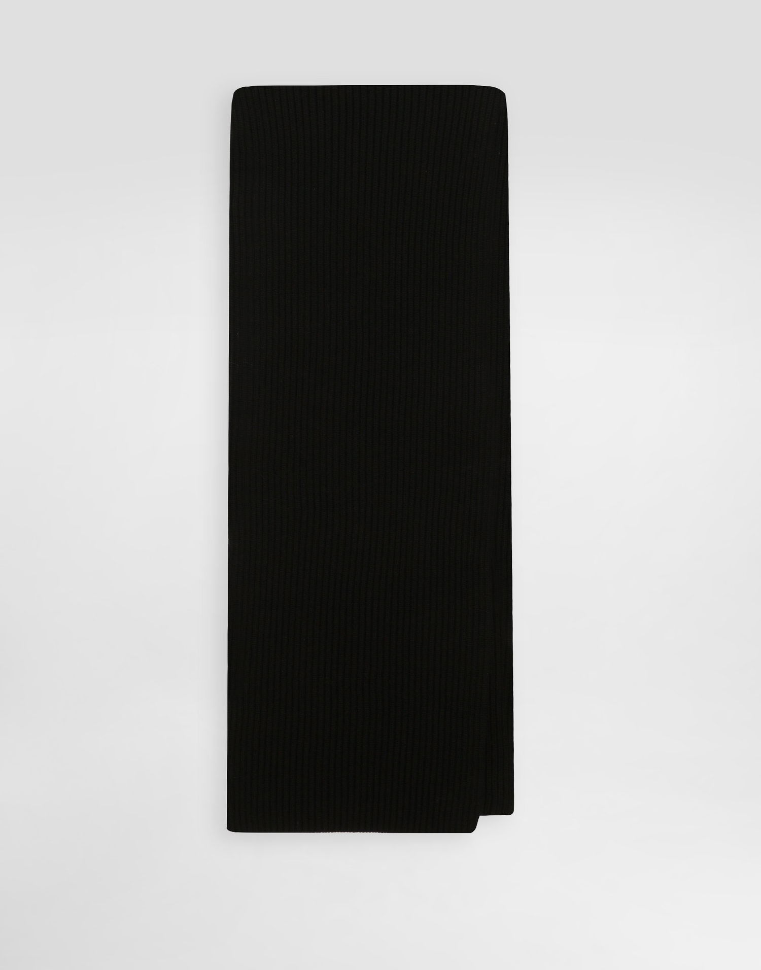 Šál Dolce & Gabbana Dolce & Gabbana Wool and Cashmere Knit Scarf Čierna | FXR19TJGME5N0000, 0