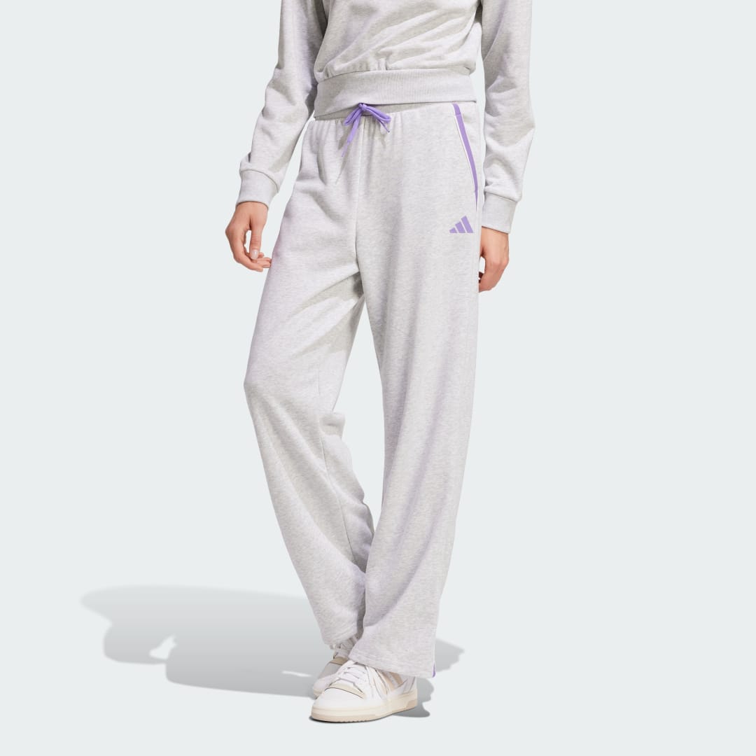 Tepláky adidas Performance Essentials Pop French Terry Pants Šedá | JN6992, 0