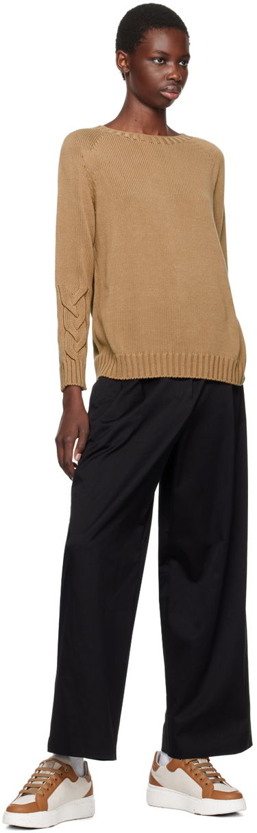 Sveter Max Mara Max Mara Harald Cable Knit Sweater Hnedá | 2429366071600, 3
