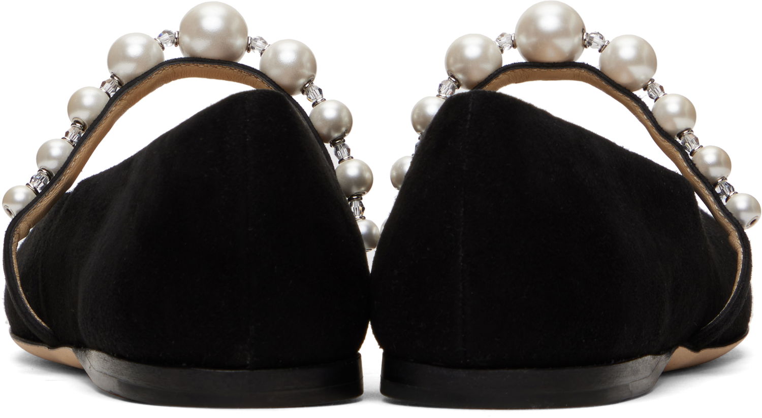 Doplnky Jimmy Choo Jimmy Choo Ade Pearl Ballerina Flats Čierna | ADE FLAT SZR, 1
