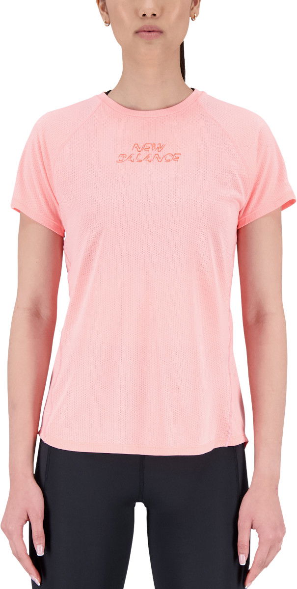 Tričko New Balance Impact Run Ružová | wt21263-gut, 0