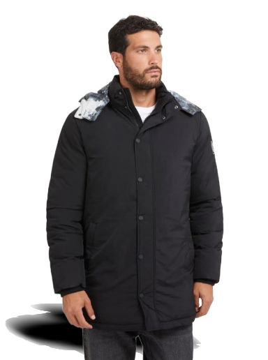 Parka GUESS Stretch Nylon Twill Čierna | M3BL22WFUB0