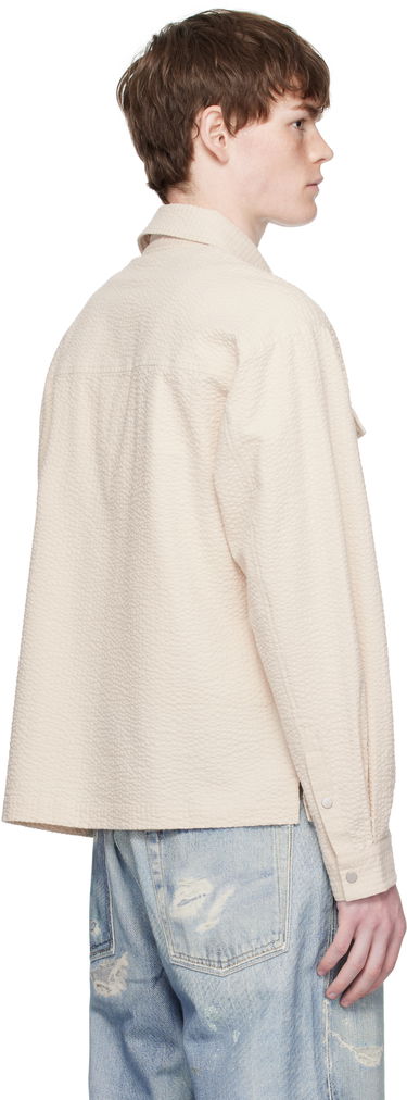 Košeľa Represent Clo Represent Textured Long Sleeve Shirt Béžová | MLM100312, 2