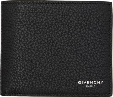 Peňaženka Givenchy Pebbled Leather Billfold Wallet Čierna | BK608NK213001, 0