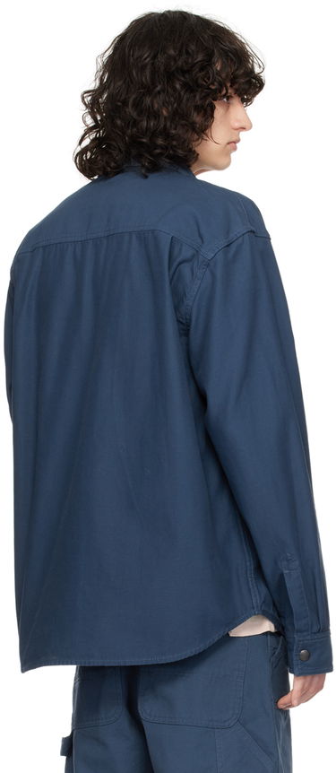 Košeľa Carhartt WIP Workwear Button-Up Shirt Jacket Modrá | I033443, 2