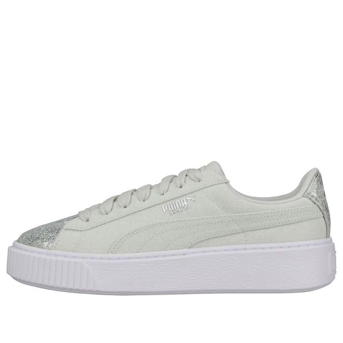 Tenisky a topánky Puma Basket Platform Biela | 366494-03, 0
