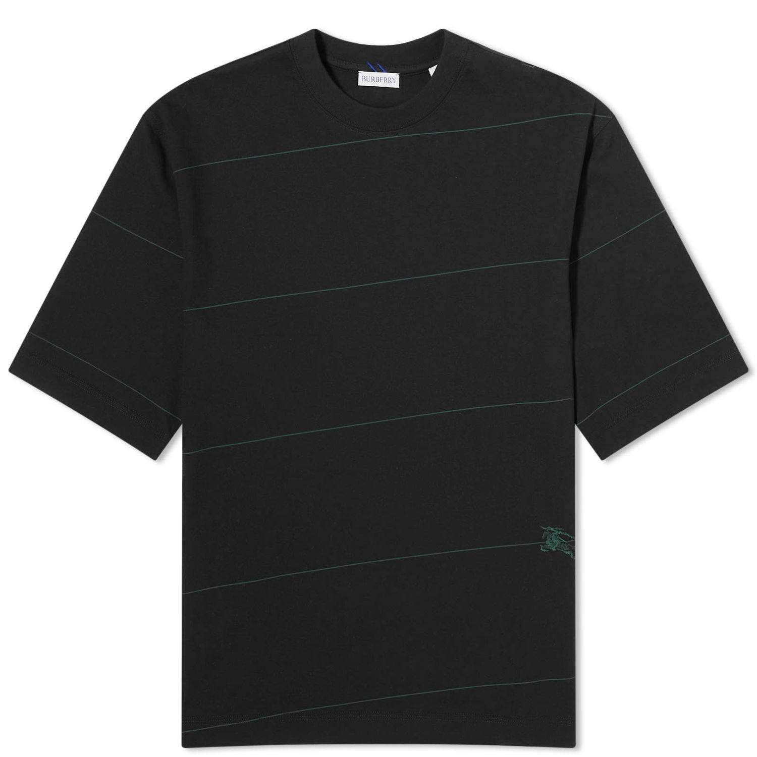 Tričko Burberry Diagonal Stripe T-Shirt Čierna | 8083613-A1189, 0