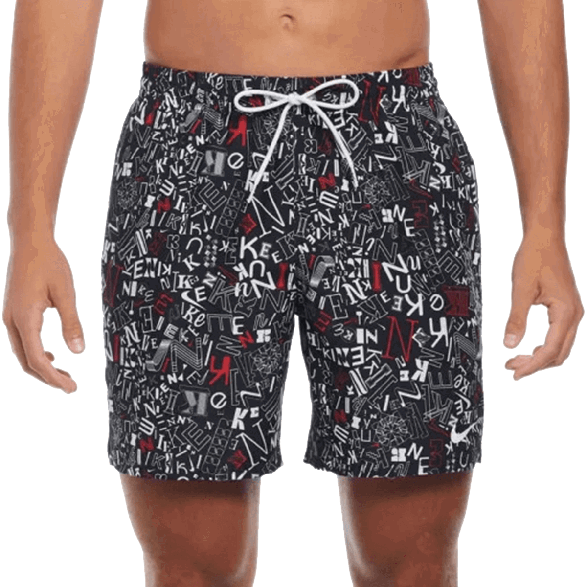 Plavky Nike Graffiti Print Swim Trunks Čierna | NESSE798-001, 0