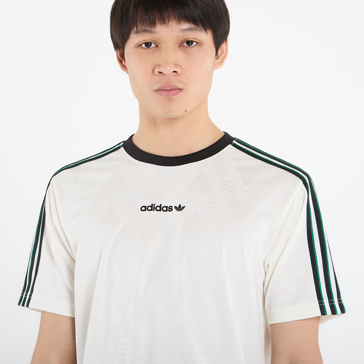 Tričko adidas Originals T-Shirt Jacquard Jersey Biela | KE2139, 1