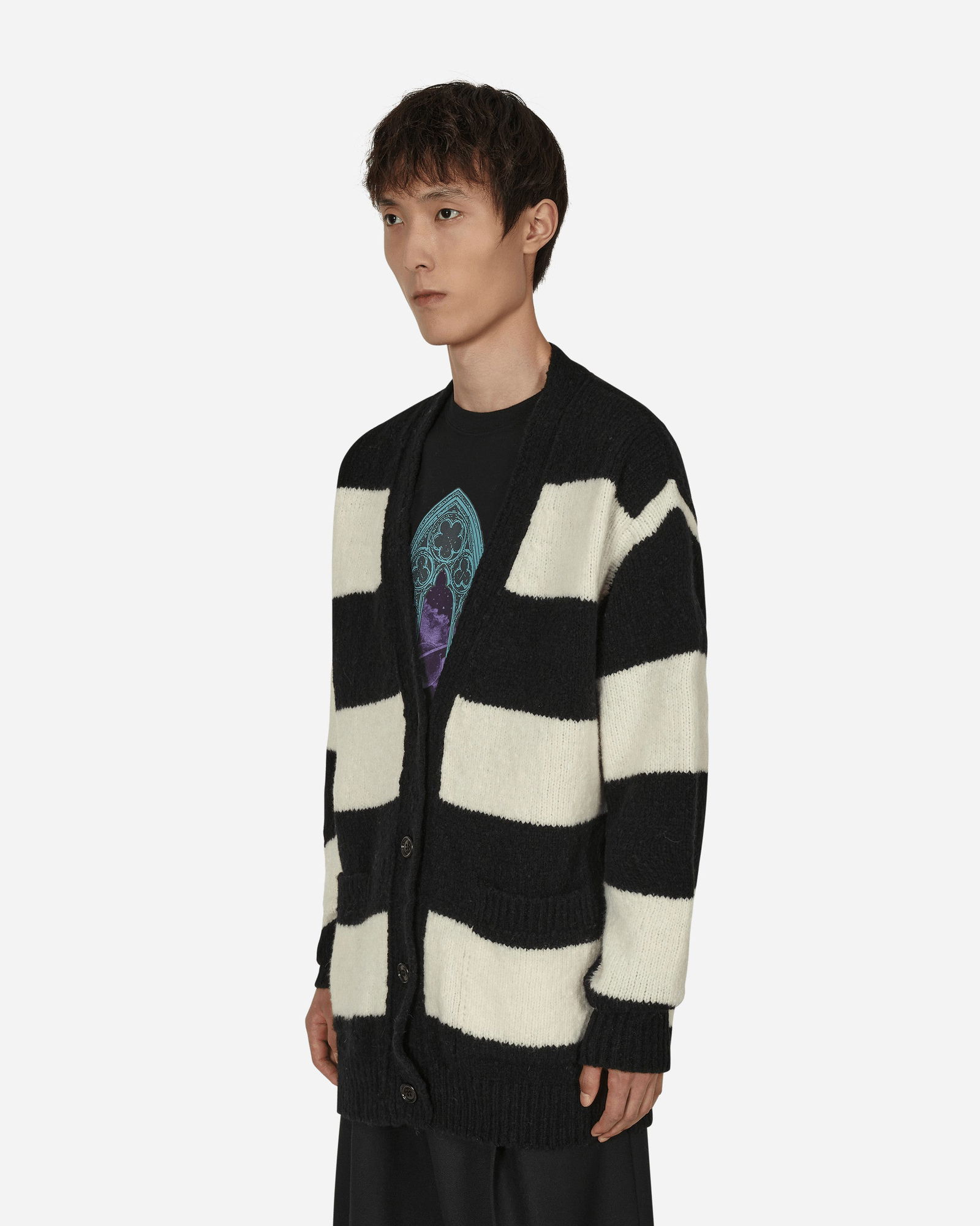 Naffs Striped Cardigan