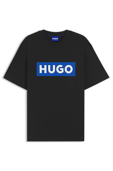 Tričko BOSS HUGO T-Shirt with Logo Print Čierna | 50522376, 0