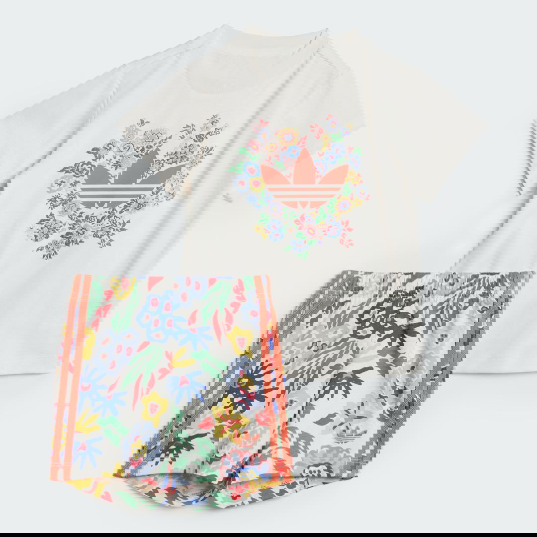Súprava adidas Originals Originals x Liberty London Shorts and Tee Set Rôznofarebný | JC8013, 0