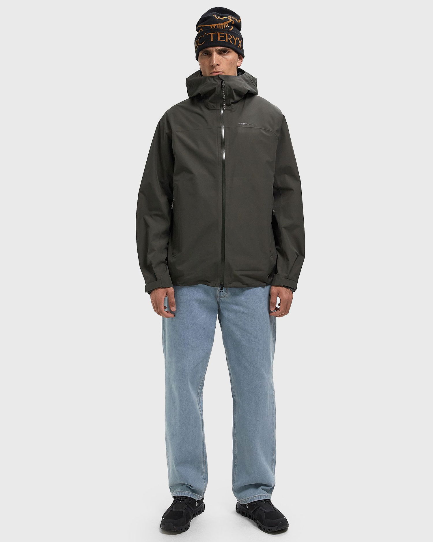 Vetrovka Peak Performance Treeline Shell Jacket Šedá | G80856010, 1