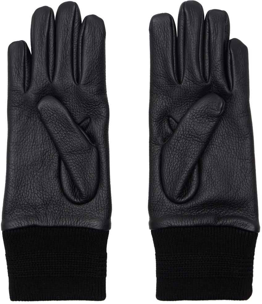 Rukavice Burberry Leather Gloves Čierna | 8095571, 1
