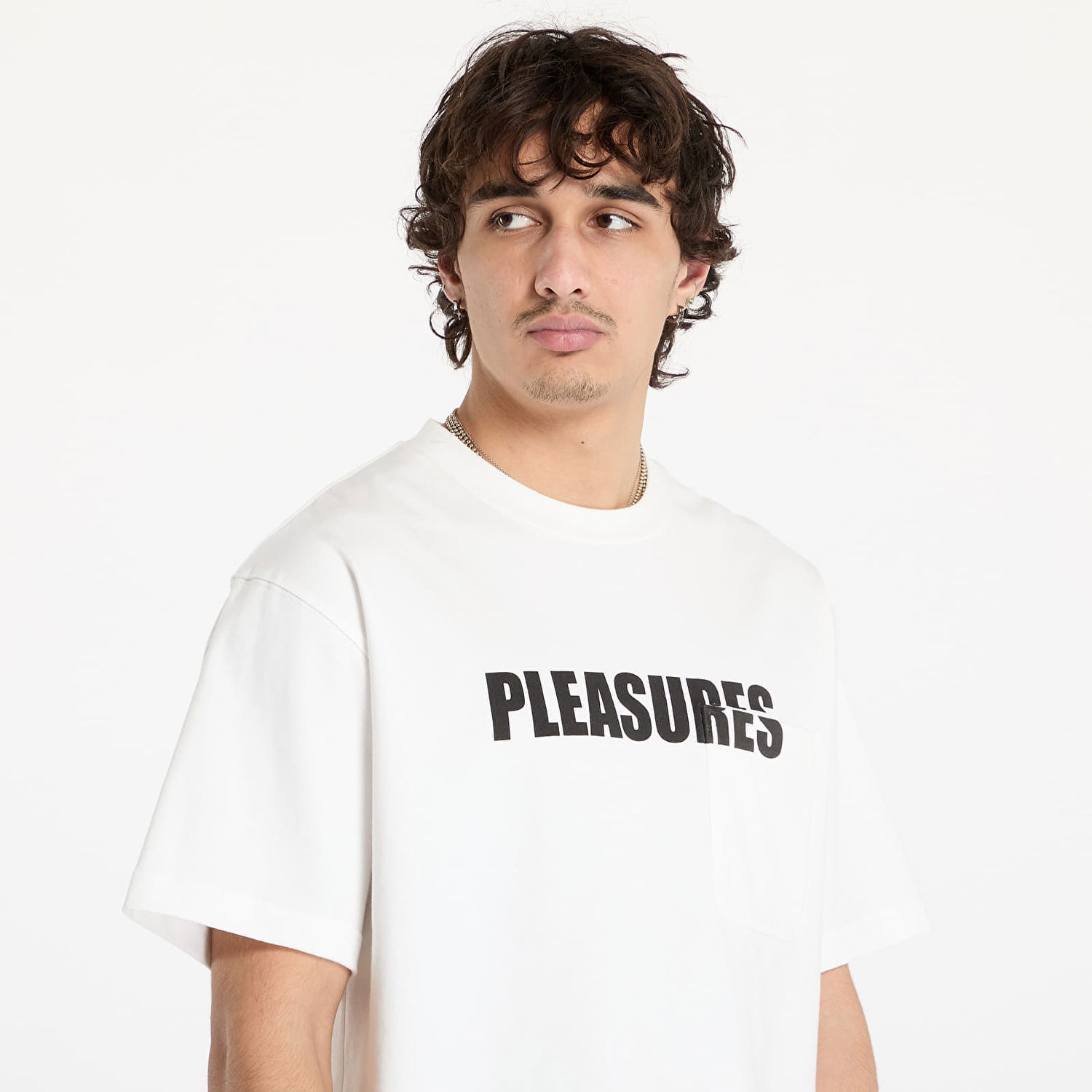 Tričko Pleasures White Biela | P24W009 WHITE, 1