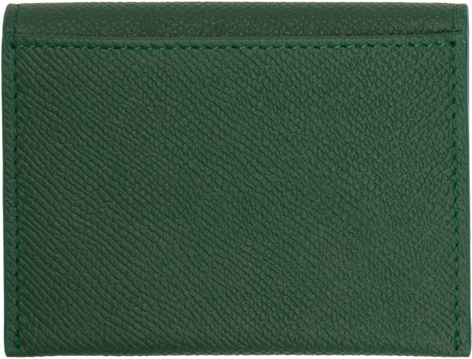 Peňaženka FERRAGAMO Salvatore Ferragamo Gancini Compact Bifold Wallet Zelené | 779903, 1