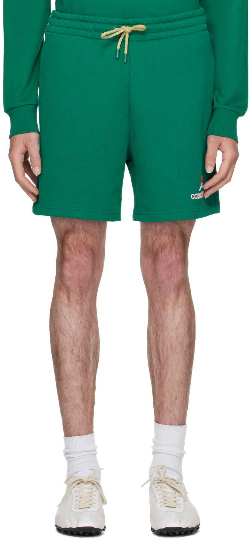 Šortky Casablanca Casablanca Montagne Sweat Shorts Zelené | MPF25-JTR-003-02