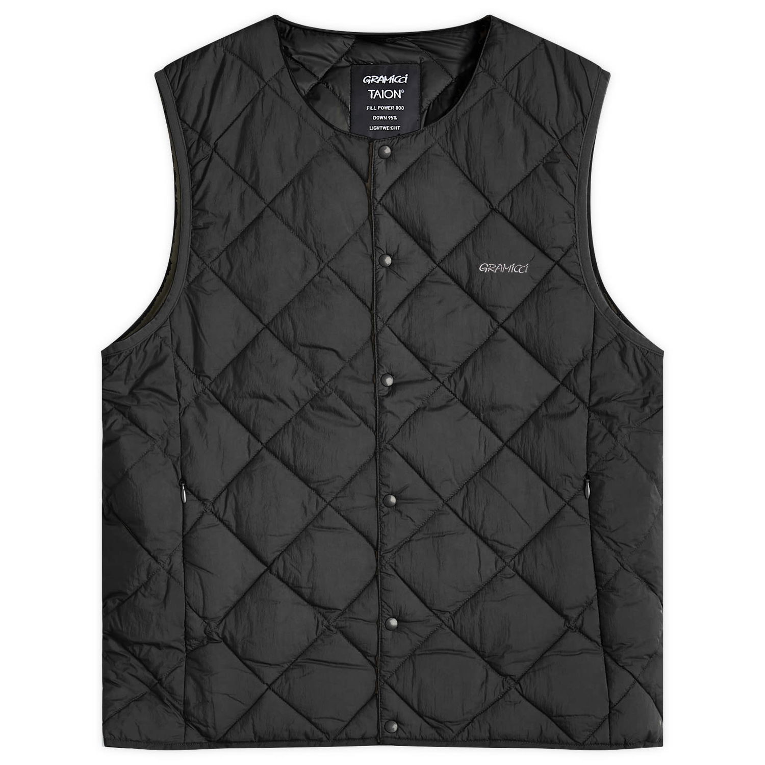 Vesta GRAMICCI Taion x Inner Down Vest Čierna | G4FU-J100-TG-BLK, 0