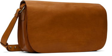 Taška cez rameno Dries Van Noten Dries Van Noten Leather Messenger Bag Hnedá | 251-021511-197, 1