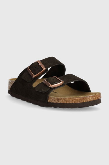 Tenisky a topánky Birkenstock Birkenstock Arizona Suede Slides Hnedá | 1027083, 1