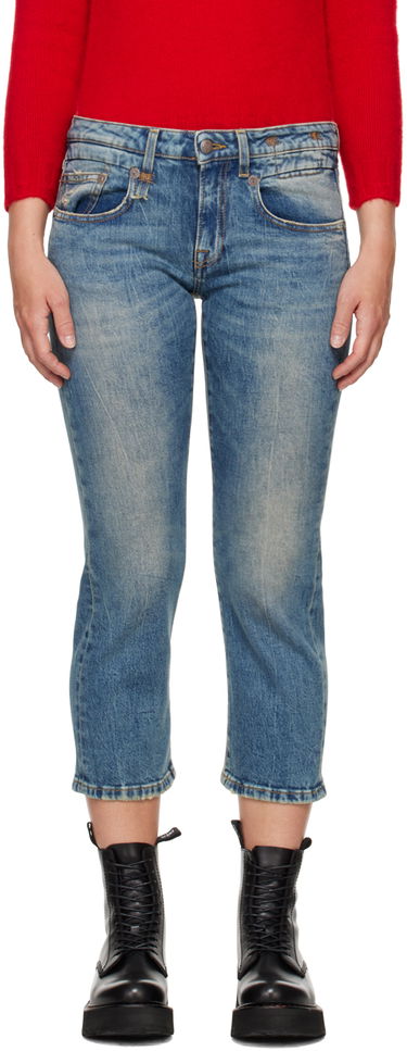 Džínsy R13 R13 Boy Straight Jeans Modrá | R13W0091-D081A, 0